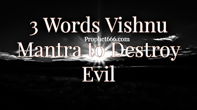 3 Words Vishnu Mantra to Destroy Enemies