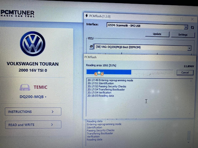PCMTuner Read and Write VAG DQ200 TCU 1