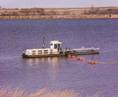 Throwing it way back to one of our #dredges working.