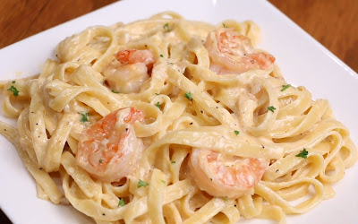 How to make Shrimp Fettucini Alfredo