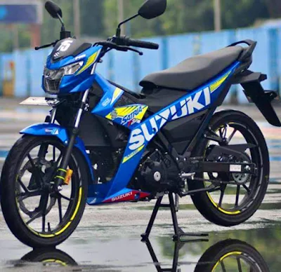 Spesifikasi Suzuki Satria FU Injeksi Mesin Jenis Mesin : 4-Stroke DOHC, 4-Valve Single Cylinder, Liquid Cooled. Isi Silinder : 147,3 cc. Dimensi x Langkah : 62,0 mm x 48,8 mm. Rasio Kompresi : 11,5. Daya Maksimum : 13,6 Kw (18,49 hp) / 10.000 rpm. Torsi Maksimum : 13,8 Nm / 8.500 rpm. Sistem Bahan Bakar : Fuel Injection. Sistem Pengapian : Euro3, Transistorized. Sistem Starter : 1-Push Electric Starter. Transmisi : 6 percepatan. Kapasitas Tangki : 4.0 liter. Sistem Starter : Elektrik dan Kaki.    Dimensi  P x L x T : 1.960 mm x 675 mm x 1.280 mm. Jarak Pijak : 150 mm. Tinggi Jok : 765 mm. Berat Kosong : 109 kg. suzuki satria fu injeksi iwanbanaran suzuki satria fu injeksion 2016 suzuki satria fu injeksi balap suzuki satria fu injeksi 2015 suzuki satria fu injeksi terbaru suzuki satria fu injeksi vs honda sonic suzuki satria fu injeksi keluar tahun 2011 suzuki satria fu injeksion suzuki satria fu injeksi iwb suzuki satria fu injeksi 2014 suzuki satria fu injeksi suzuki satria fu injeksi vs all new suzuki satria fu injeksi all new suzuki satria fu injeksi 2016 spesifikasi all new suzuki satria fu injeksi all new suzuki satria fu 150 injeksi daftar angsuran suzuki satria fu injeksi