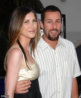 Adam Sandler with Wife