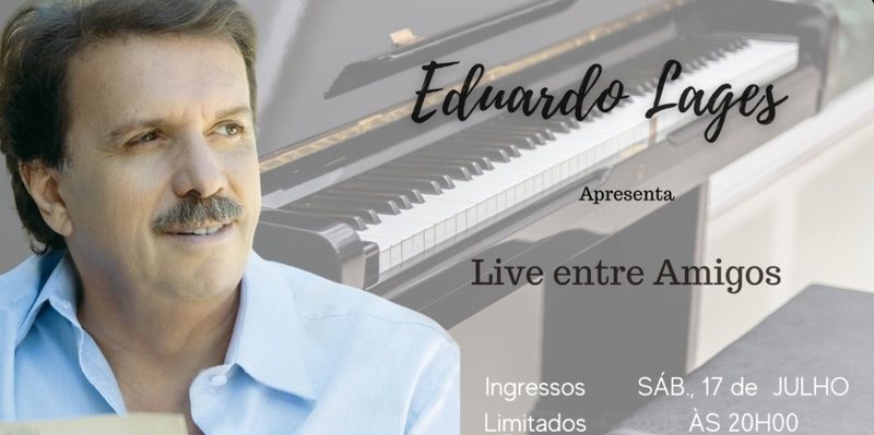 Um dos maiores e mais renomados maestros da história da música brasileira, Eduardo Lages, o maestro do rei Roberto Carlos, trará a seus fãs e admiradores mais uma Live entre Amigos. Será no próximo sábado, dia 17 de julho, a partir das 20h.