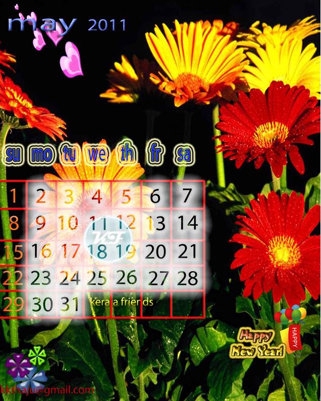 Friendship calendar 2011