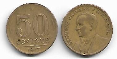 Moeda de 50 centavos, 1947