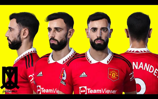 Bruno Fernandes Face (eFootball 2023) For eFootball PES 2021