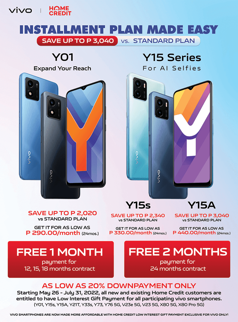 The vivo Y-series is included in the promo!