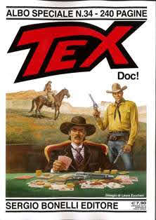 Speciale Tex 34 [Doc!] - Giugno 2019 | ISSN 1123-6558 | CBR 215 dpi | Annuale | Fumetti Classici | Universo Bonelli | Western
Numero volumi : IN CORSO
Speciale Tex, noti anche come Texoni, sono albi di grande formato realizzati da disegnatori italiani e stranieri di fama internazionale in genere esterni alla stessa casa editrice.
Fu la prima pubblicazione fuori serie edita dalla Bonelli e ha esordito nel 1988.
Questi albi vengono pubblicati generalmente in estate ma ci sono state eccezioni nel 1996 e nel 2011 quando vennero pubblicati in autunno due albi.
La serie è stata ristampata nella collana Tex Stella d'Oro.
Inoltre la collana è anche stata riproposta, in collaborazione con il Gruppo Editoriale L'Espresso, con il titolo di Tex Speciale - Collezione storica a colori.
Diversamente dalla serie regolare, la copertina è opera dallo stesso disegnatore della storia.