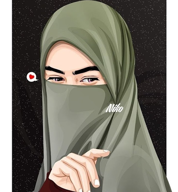 Kumpulan Wallpaper Kartun Hijab Muslimah Bercadar Terbaru ...