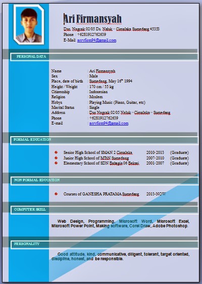 Format Cv Yang Baik Dan Menarik  eBook Database