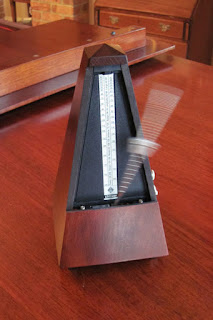Picture of a mechanical metronome