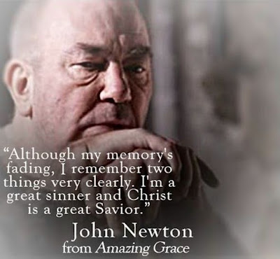 Albert Finney as John Newton, the photo from the movie “Amazing Grace”