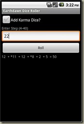 EDDR - 3E Roll without Values