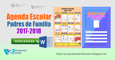 Agenda Escolar Padres de Familia 2017-2018