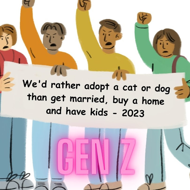 Gen Z are trading marriage, homes and babies for cats and dogs