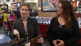 Picture of Rebecca Romney showing the books