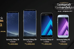 XL Promo Samsung Spesial Kemerdekaan RI Cashback Sampai 8 Juta