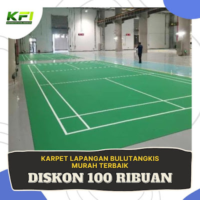 Karpet lapangan bulutangkis