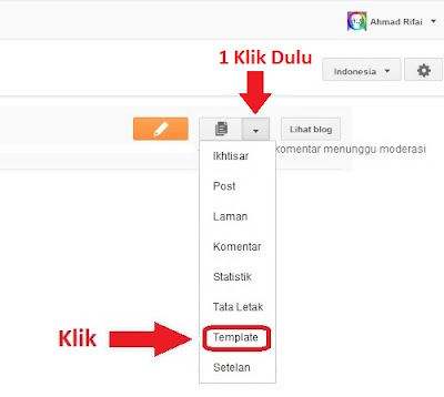 Tutorial Mengganti Template Blogspot