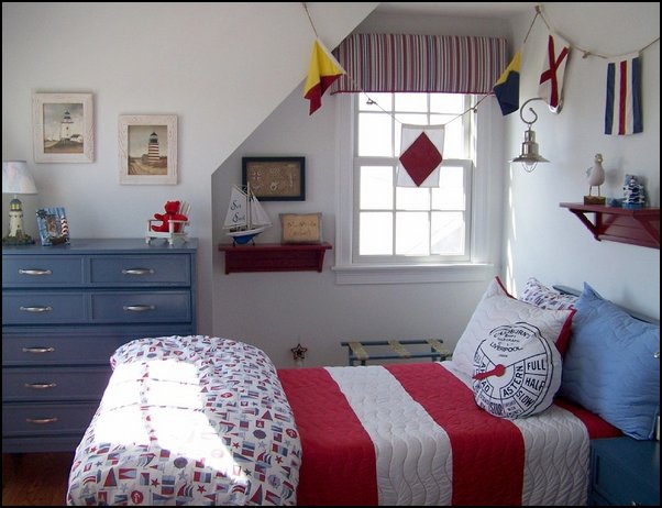 nautical bedroom ideas - decorating nautical style bedrooms - nautical ...