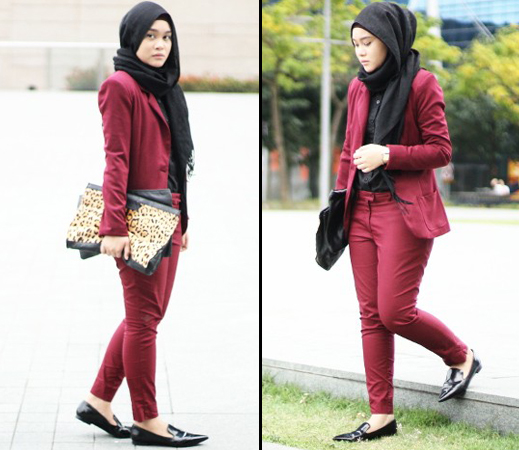  Style  Hijab Dengan Celana  Jeans  Untuk Remaja