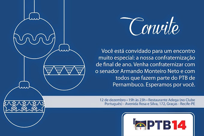 PTB e Armando promovem confraternização nesta sexta‏ e convida o blog Saloá Destaca