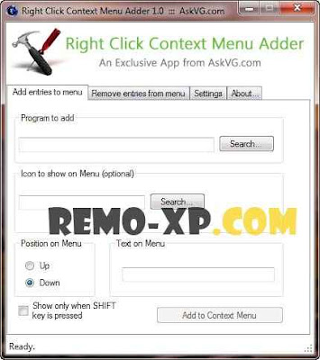 Right Click Context Menu