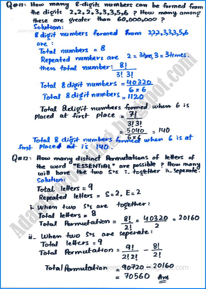 permutation-combination-and-probability-exercise-6-2-mathematics-11th