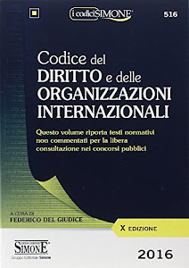 Codice del diritto e delle organizzazioni internazionali