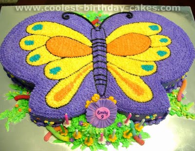 how lady: krazy  cake butterfly make Butterfly cake to wings Cake
