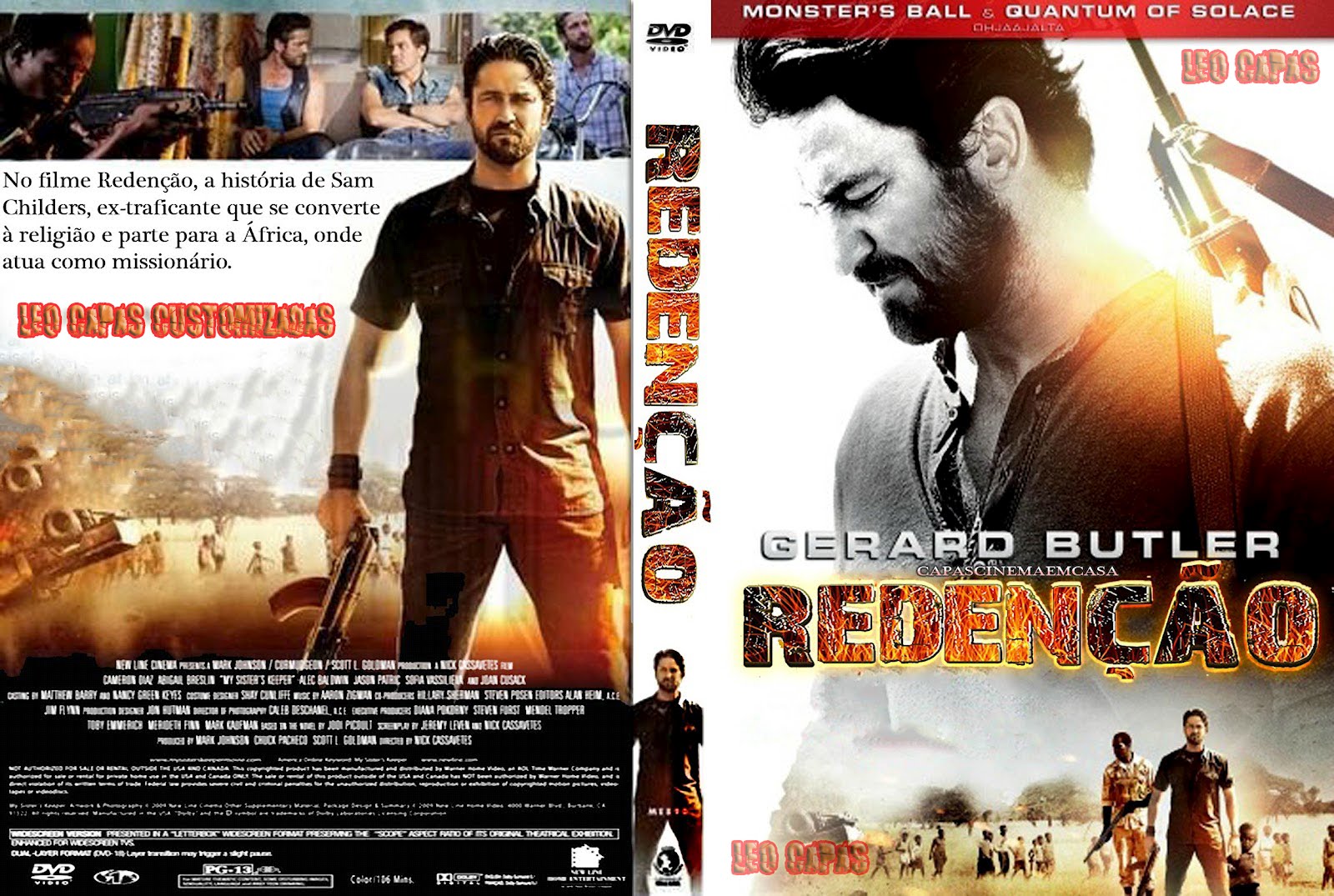 Redencao Machine Gun Preacher DVD Cover