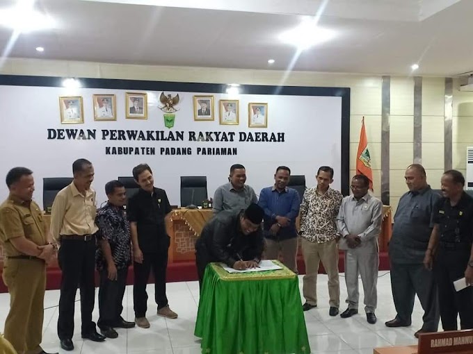 APBD Padang Pariaman 2020 Disyahkan Rp.1.479.379.132.812.00, Berikut Rinciannya....