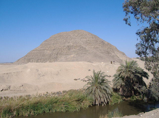 Labyrinth of Hawara Pyramid in Fayoum Egypt