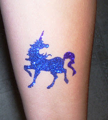 Glittering tattoos