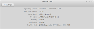 system information on the Presario CQ60