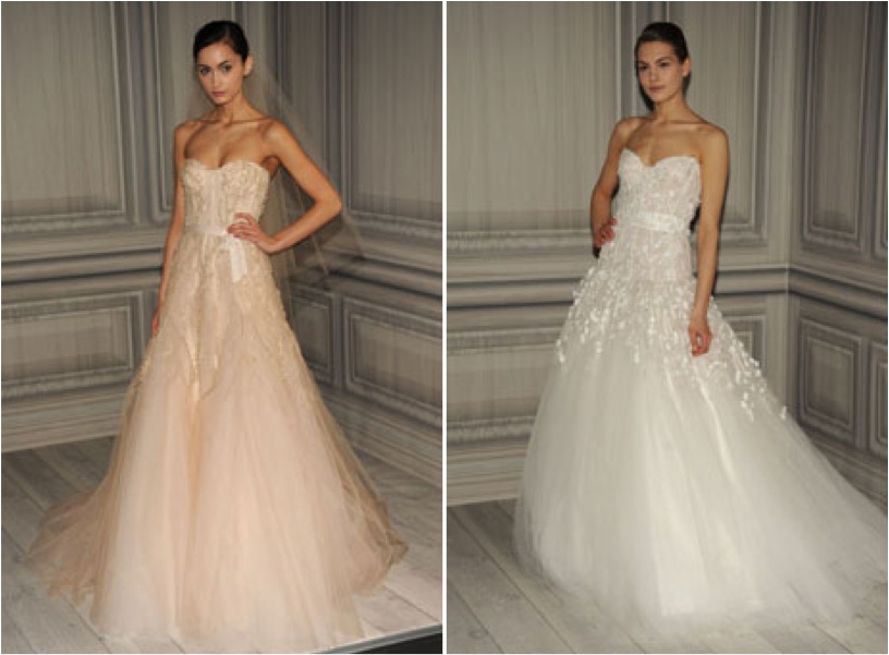  wishing I stuck with a blush Monique Lhuillier for my own wedding Mara 