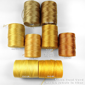 Compare C-Lon Bead Cord Aurum to other Gold Tones