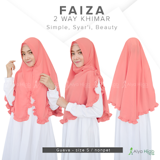 Khimar Terbaru - Faiza 2 WAY KHIMAR - Fashion Hijab