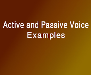  Active and Passive Voice Examples
