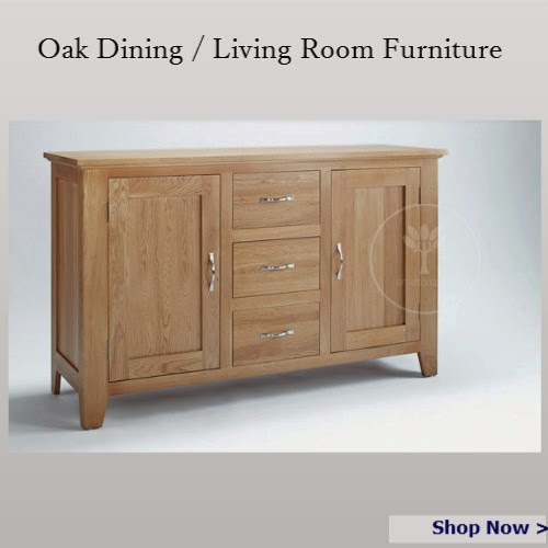 Oak Dining Room / Living Room Furniture