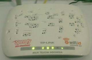 lampu modem menyala semua