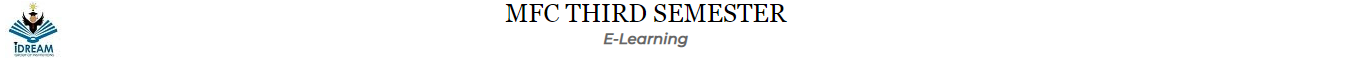 MFC THIRD SEMESTER