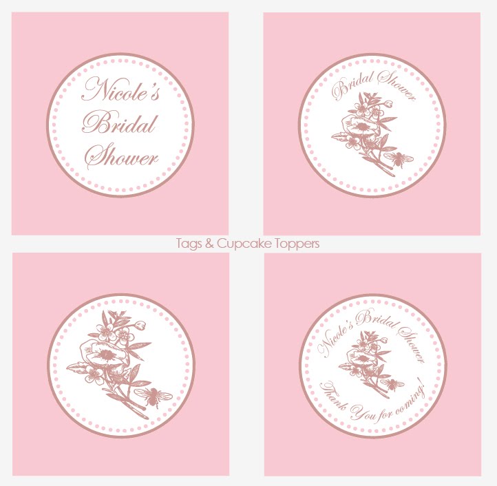 wedding favor tags template