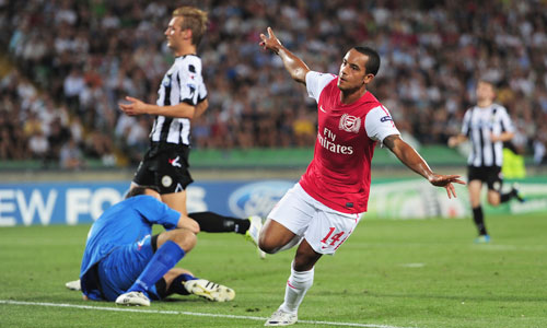 Theo Walcott, Udinese - Arsenal