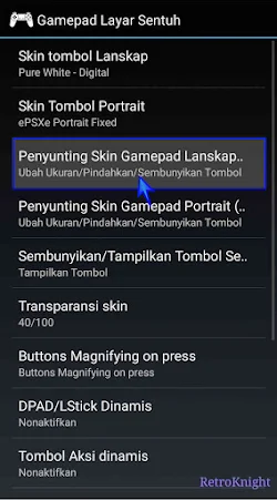 Setting Analog L3 R3 epsxe android