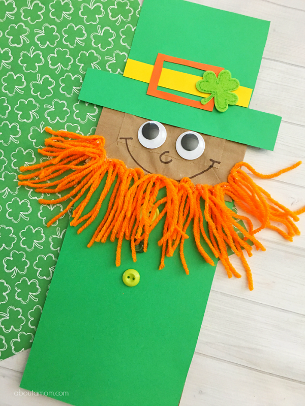 paper bag leprechaun