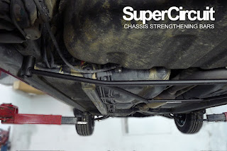 SUPERCIRCUIT Rear Lower Brace made for the 1st generation Toyota Vios (NCP42)