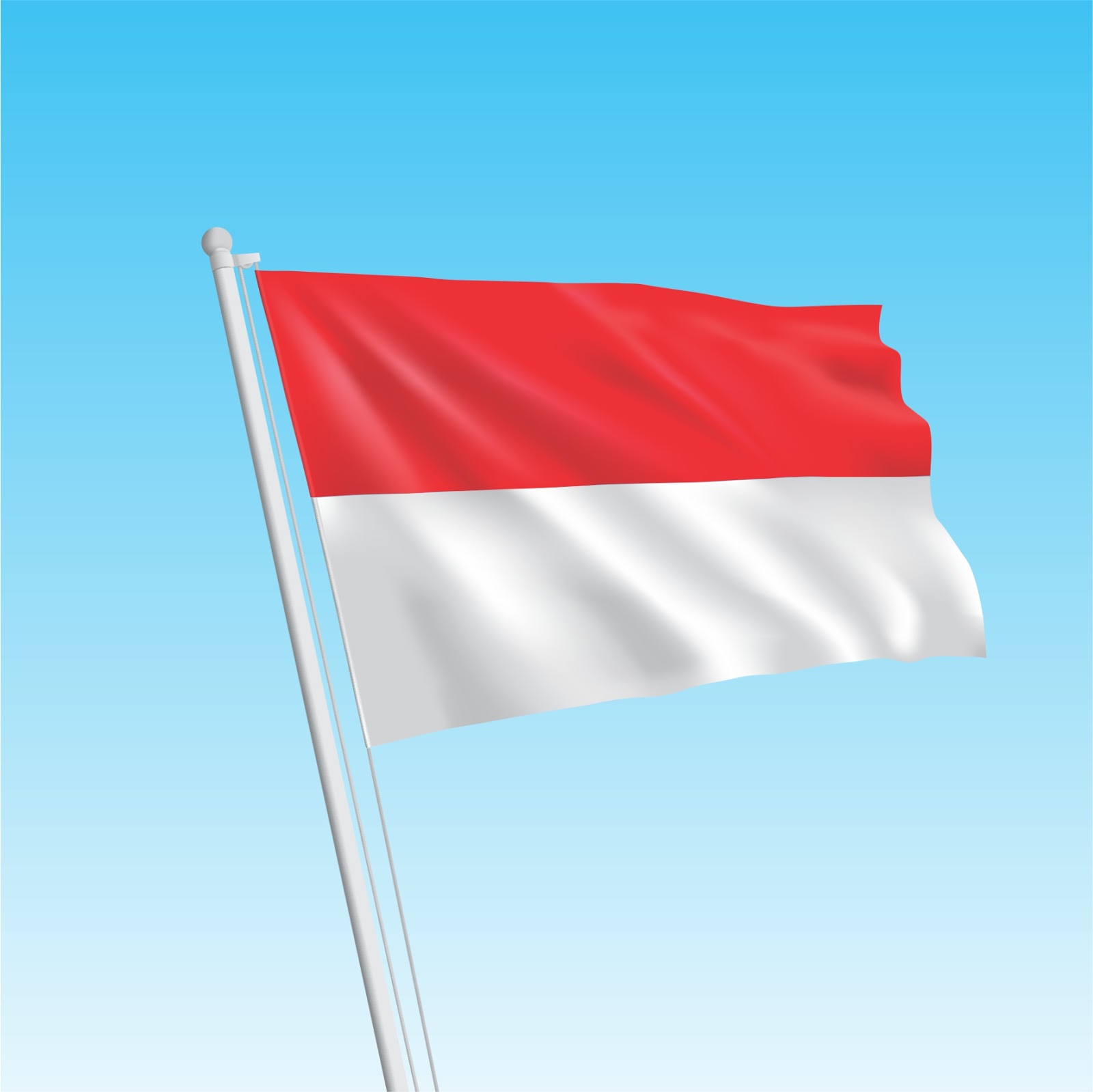 Download File Vector Bendera Indonesia  High quality file 