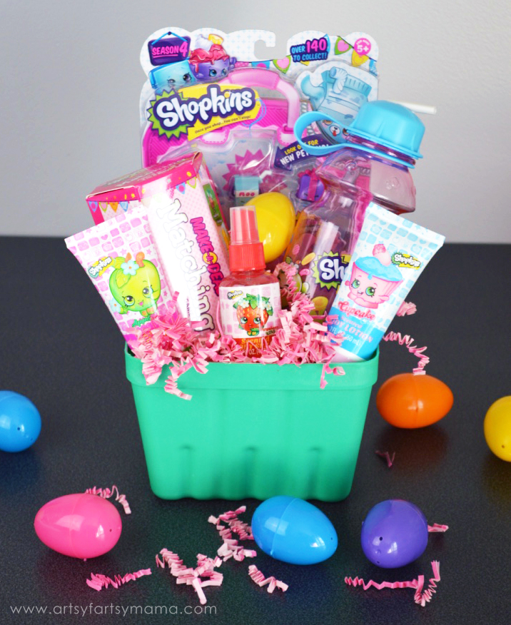 Shopkins Easter Basket at artsyfartsymama.com