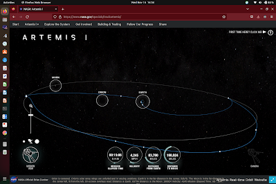 Artemis 1 simulator